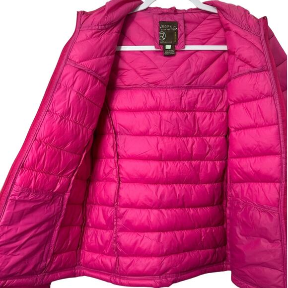 Roper Bright Pink Puffer Jacket - Picture 4 of 10